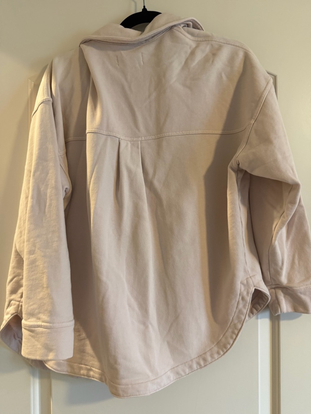 Z Supply Oversized Beige Button-Front Shacket - Picture 2 of 3